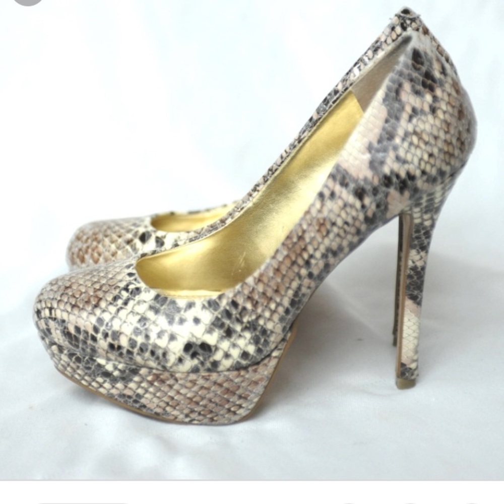 Bakers Snake Print Pumps